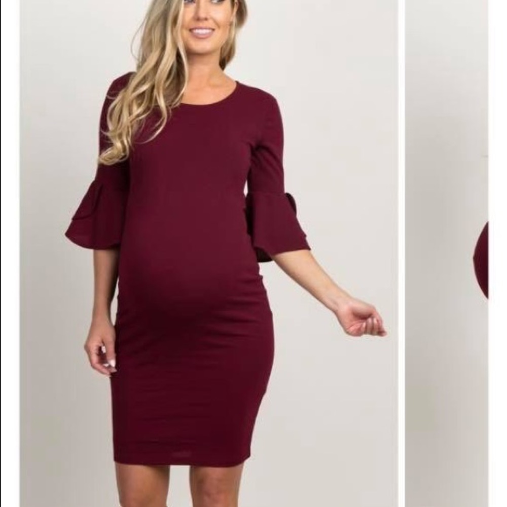 New Maternity Dress Pink Blush